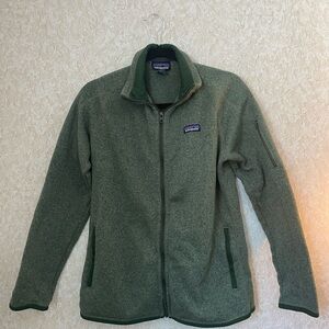 Patagonia Green Full-Zip Fleece Jacket